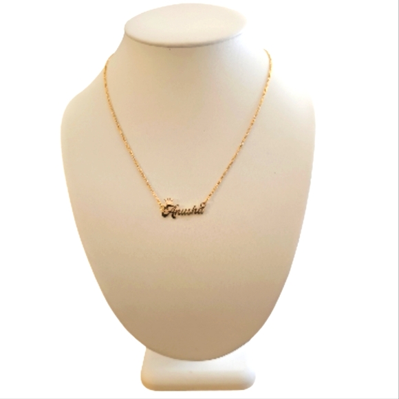 Unbranded Jewelry - Custom Name Gold Plated Crown Necklace.